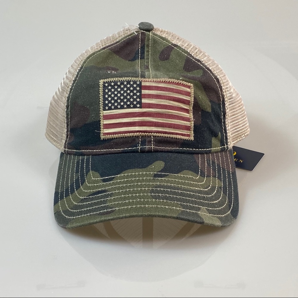 Polo Ralph Lauren Camouflage Hat OS Strap back